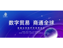 首屆全球數(shù)字貿(mào)易博覽會(huì)延期舉辦